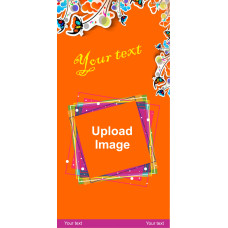 Orange Tent Card